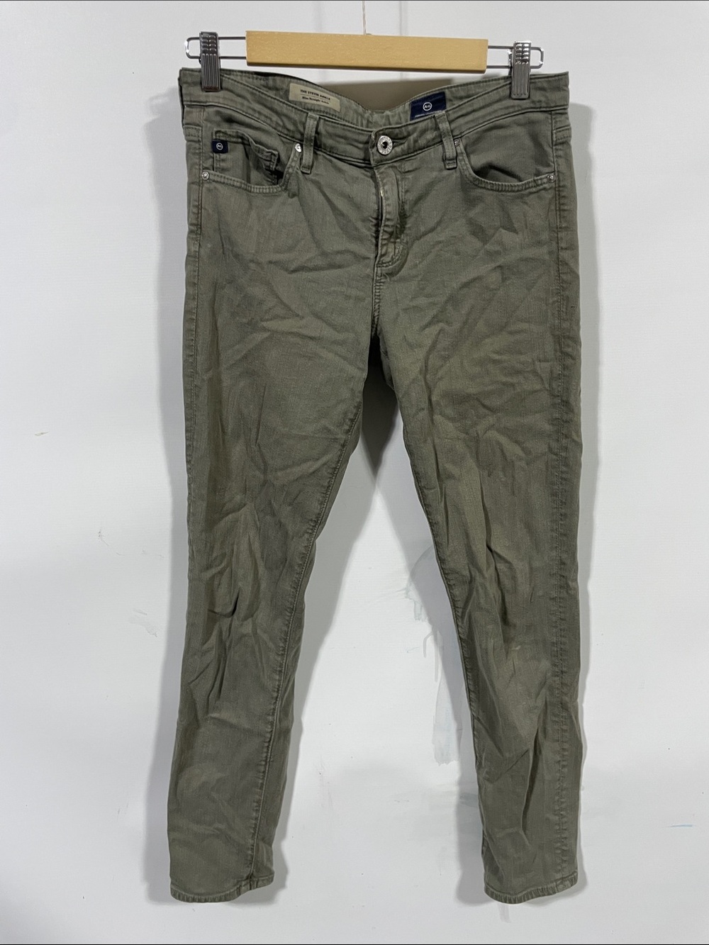AG Adriano Goldschmied Olive Skinny Jeans